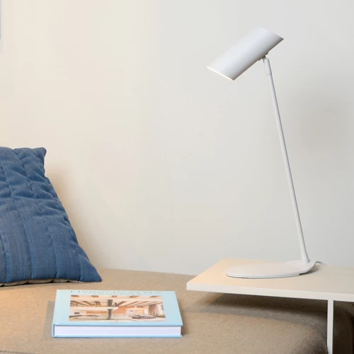 Lucide HESTER - Lampe de bureau - 1xGU10 - Blanc - ambiance 1